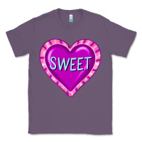 Lavender valentine's day hearts Classic Tee - FaDigitalArtStudio
