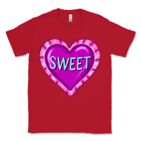 Red valentine's day hearts Classic Tee - FaDigitalArtStudio