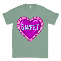 Sage valentine's day hearts Classic Tee - FaDigitalArtStudio