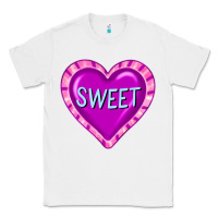White valentine's day hearts Classic Tee - FaDigitalArtStudio