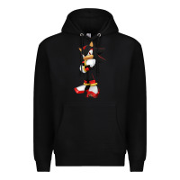 Black best of shadow Premium Hoodie - PixelWave