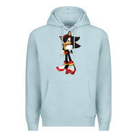 Blue Mist best of shadow Premium Hoodie - PixelWave
