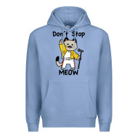 Colony Blue Don´t Stop Meow Premium Hoodie - PixelWave