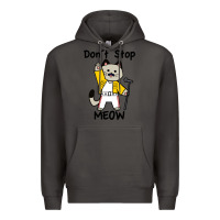 Smoke Don´t Stop Meow Premium Hoodie - PixelWave