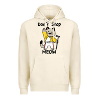 Tofu Don´t Stop Meow Premium Hoodie - PixelWave
