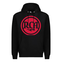 Black rca radio tubes Premium Hoodie - PixelWave
