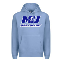 Colony Blue marymount university vectorized Premium Hoodie - PixelWave