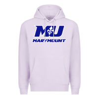 Lilac marymount university vectorized Premium Hoodie - PixelWave