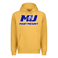 Mustard marymount university vectorized Premium Hoodie - PixelWave