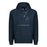 Navy clap your hand say yeah Premium Hoodie - PixelWave