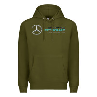 Army Green mercedis f1 Premium Hoodie - PixelWave