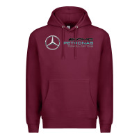 Burgundy mercedis f1 Premium Hoodie - PixelWave