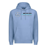 Colony Blue mercedis f1 Premium Hoodie - PixelWave