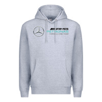 Heather Grey mercedis f1 Premium Hoodie - PixelWave