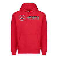 Red mercedis f1 Premium Hoodie - PixelWave