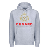Heather Grey luxury cruises cunard Premium Hoodie - PixelWave