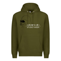 Army Green studio vader   star Premium Hoodie - PixelWave