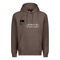 Coffee studio vader   star Premium Hoodie - PixelWave