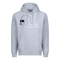 Heather Grey studio vader   star Premium Hoodie - PixelWave