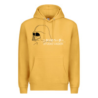 Mustard studio vader   star Premium Hoodie - PixelWave