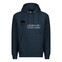Navy studio vader   star Premium Hoodie - PixelWave