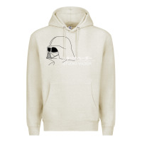 Oatmeal Heather studio vader   star Premium Hoodie - PixelWave