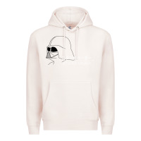 Pale Pink studio vader   star Premium Hoodie - PixelWave