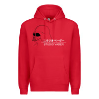 Red studio vader   star Premium Hoodie - PixelWave