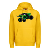 Lemon monster truck grave digger Premium Hoodie - PixelWave