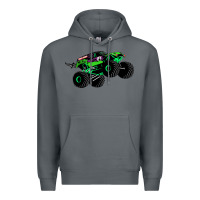 Rock monster truck grave digger Premium Hoodie - PixelWave