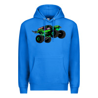 True Royal monster truck grave digger Premium Hoodie - PixelWave