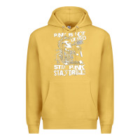 Antique Gold Stay Punk Stay Drunk Premium Hoodie - PixelWave