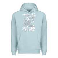Blue Mist Stay Punk Stay Drunk Premium Hoodie - PixelWave