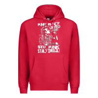 Cardinal Stay Punk Stay Drunk Premium Hoodie - PixelWave