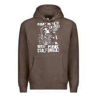 Coffee Stay Punk Stay Drunk Premium Hoodie - PixelWave