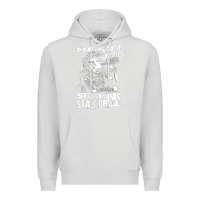 Dove Grey Stay Punk Stay Drunk Premium Hoodie - PixelWave