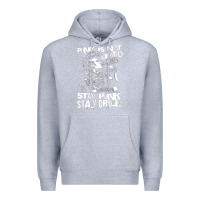 Heather Grey Stay Punk Stay Drunk Premium Hoodie - PixelWave