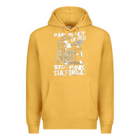 Mustard Stay Punk Stay Drunk Premium Hoodie - PixelWave