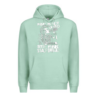 Seafoam Stay Punk Stay Drunk Premium Hoodie - PixelWave