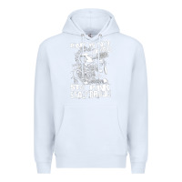 White Stay Punk Stay Drunk Premium Hoodie - PixelWave