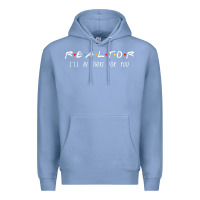 Colony Blue realtor i'll be there for you long sleeve Premium Hoodie - PixelWave
