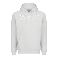 Dove Grey realtor i'll be there for you long sleeve Premium Hoodie - PixelWave