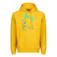 Lemon Spacegodzilla Premium Hoodie - PixelWave