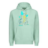 Seafoam Spacegodzilla Premium Hoodie - PixelWave
