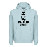 Blue Mist magneto was right Premium Hoodie - PixelWave