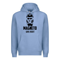 Colony Blue magneto was right Premium Hoodie - PixelWave