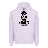 Lilac magneto was right Premium Hoodie - PixelWave