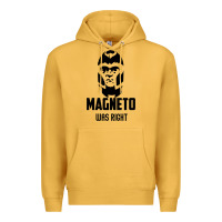Mustard magneto was right Premium Hoodie - PixelWave