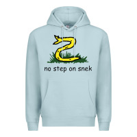 Blue Mist no step on snek,libertarian,tumblr,meme,funny,polotics,no step,on,snek Premium Hoodie - PixelWave
