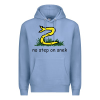 Colony Blue no step on snek,libertarian,tumblr,meme,funny,polotics,no step,on,snek Premium Hoodie - PixelWave